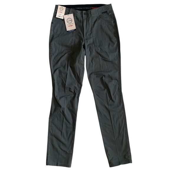 Wrangler ATG ALL Terrain Gear Women's Size 10 Tall Canvas Slim Fit Mid Rise Pant - Picture 1 of 15